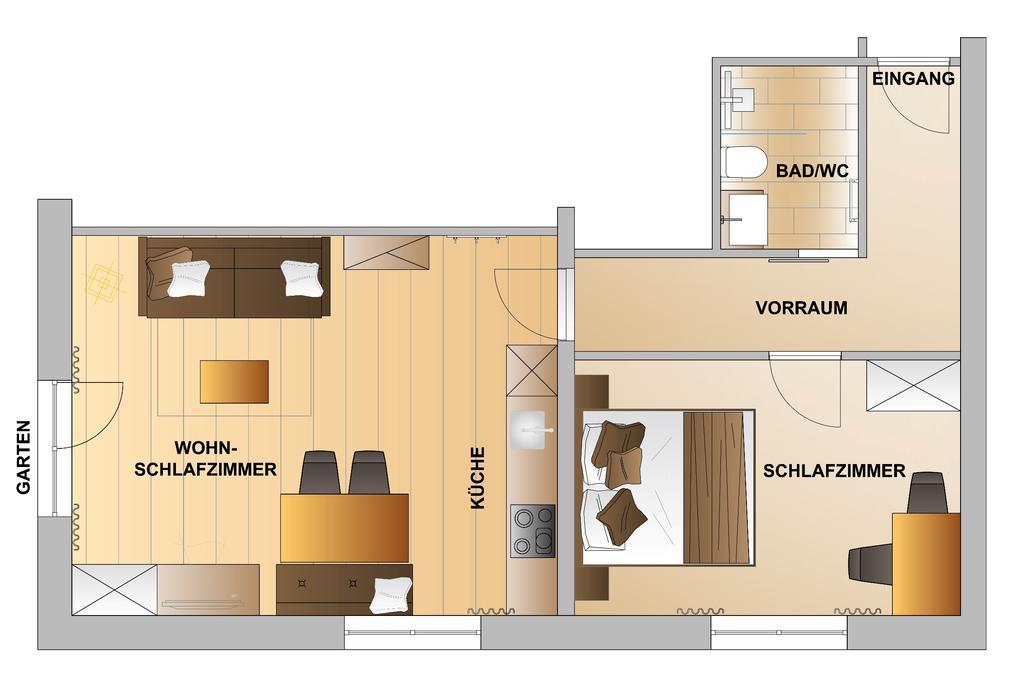 Appartements Zerzer Ried im Oberinntal Pokoj fotografie